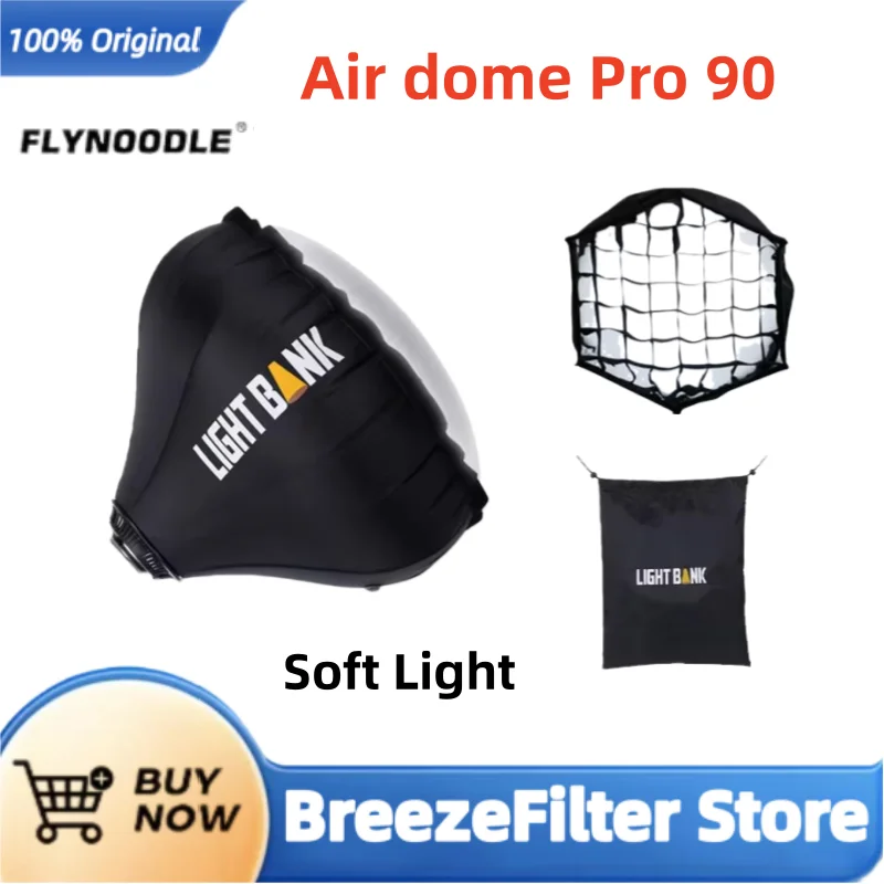 플라이누들 에어돔 프로 90 인플레이터블 소프트 라이트 랜턴 소프트박스 보웬스 마운트 비디오 라이트 플래시 램프 500W 이하 LED 라이트용