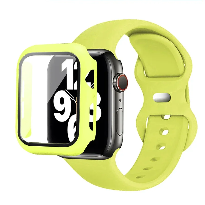 Premium Silicone Watch Band with Protective Case - Multisize Bracelet