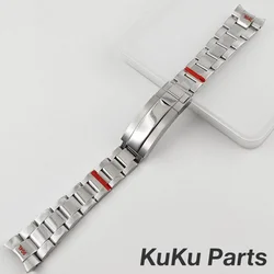 Silver Jubilee Presidential Bracelet - 20MM Width, 904L Stainless Steel with Glide Lock Clasp - 20mm (NO.3 Polished Center)