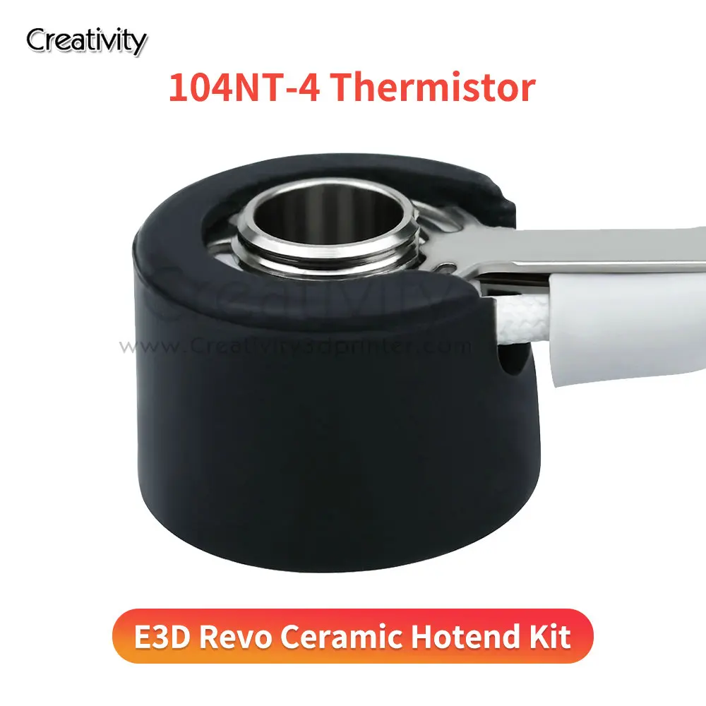 104NT 24V 40W  e3d-revo Ceramic Hotend Heated Core Pro Kit Quick Heating E3DRevo Hotend 300°C Efficient Heat Dissipation Hot End