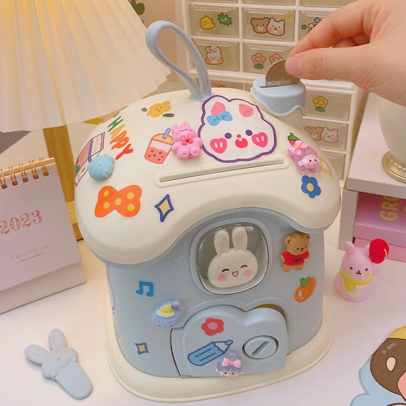 Mushroon Piggy Bank Kids Toy Cartoon Money Box To Save Kawaii Coin Bank Cashlarge Capacity Saving Money Children Birthday Gfit 6