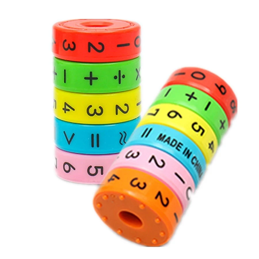 1X5 Cubo Magico 1-9 Numerical Calculation Magic Cube Professional Brain Teaser Puzzle Toy For Children Gift