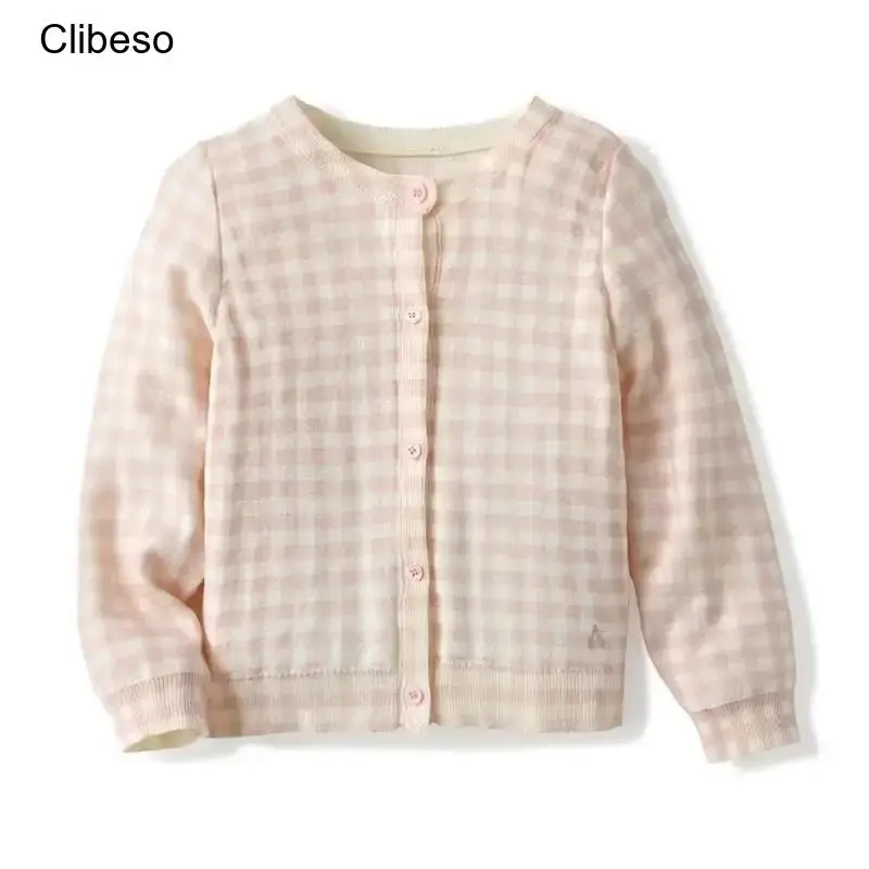 여아용 니트 카디건, 어린이용 귀여운 장미 사각 넥라인 면 스웨터 조끼, 핑크 ..