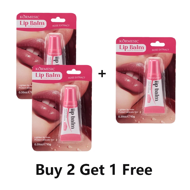 بلسم شفاه فاخر مقشر مرطب 3 قطع