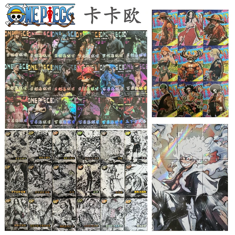 Kakao One Piece Sr-Np-Lgr-Np-Op Series Personaggi Anime Monkey D-Rufy Portgas-D-Ace Boa-Hancock Collection Card Giocattoli Per Bambini