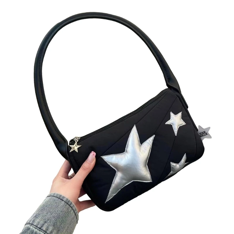 Shoulder Bag Underarm Bag for Girl Women Versatile Armpit Bags Fashion Star Bag E74B