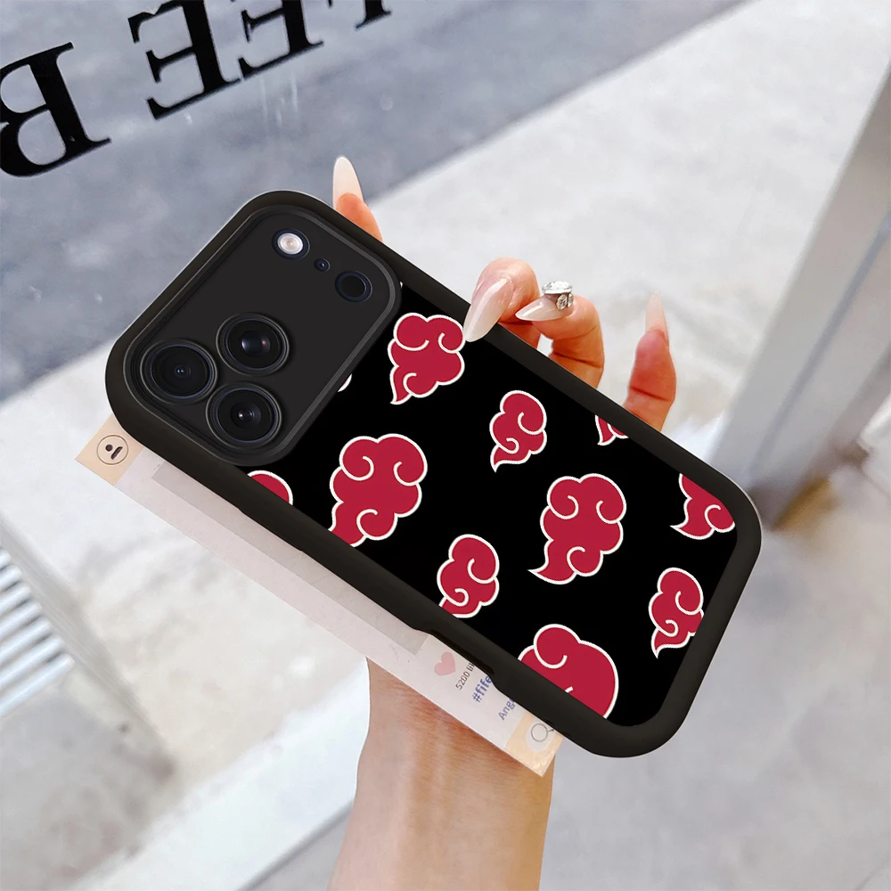 NARUTO Itachi Uchiha Black Soft Shell Phone Case with Lens Protection