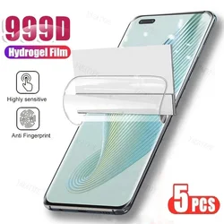Full Cover Hydrogel Screen Protector Set (5-Pack) for Hydrogel Film (Honor 80)