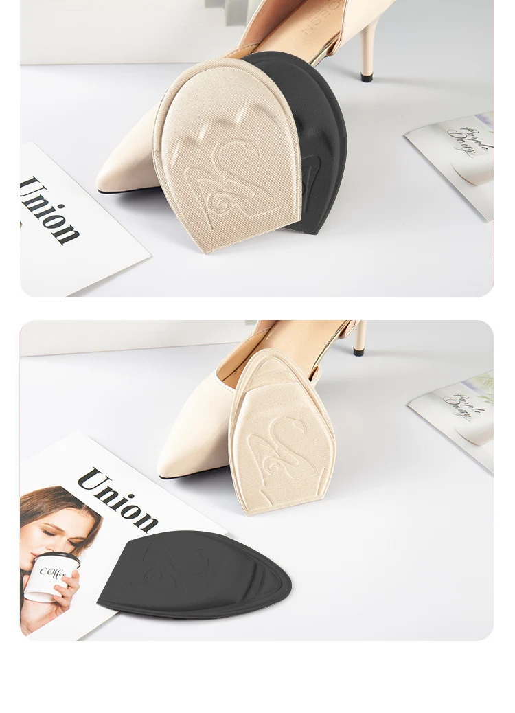 Forefoot Pad for Women High Heels Half Insole Toe Plug Reduce Shoe Size Anti-Slip Anti-Pain Pads Pain Relief Insoles for Shoes