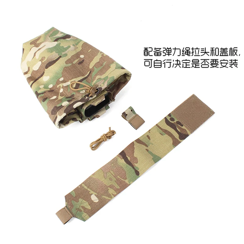 Outdoor Taktische Taille MOLLE Dump Pouch Single 5,56 Quick Pull Kombinierte Recycling Tasche für Gürtel – Detail 7