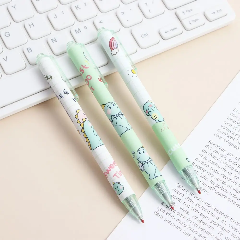 

Writing Supplies Stationery Dinosaur Student 0.5mm Press Gel Pen Gel Pens Signing Pen Pressable Pens