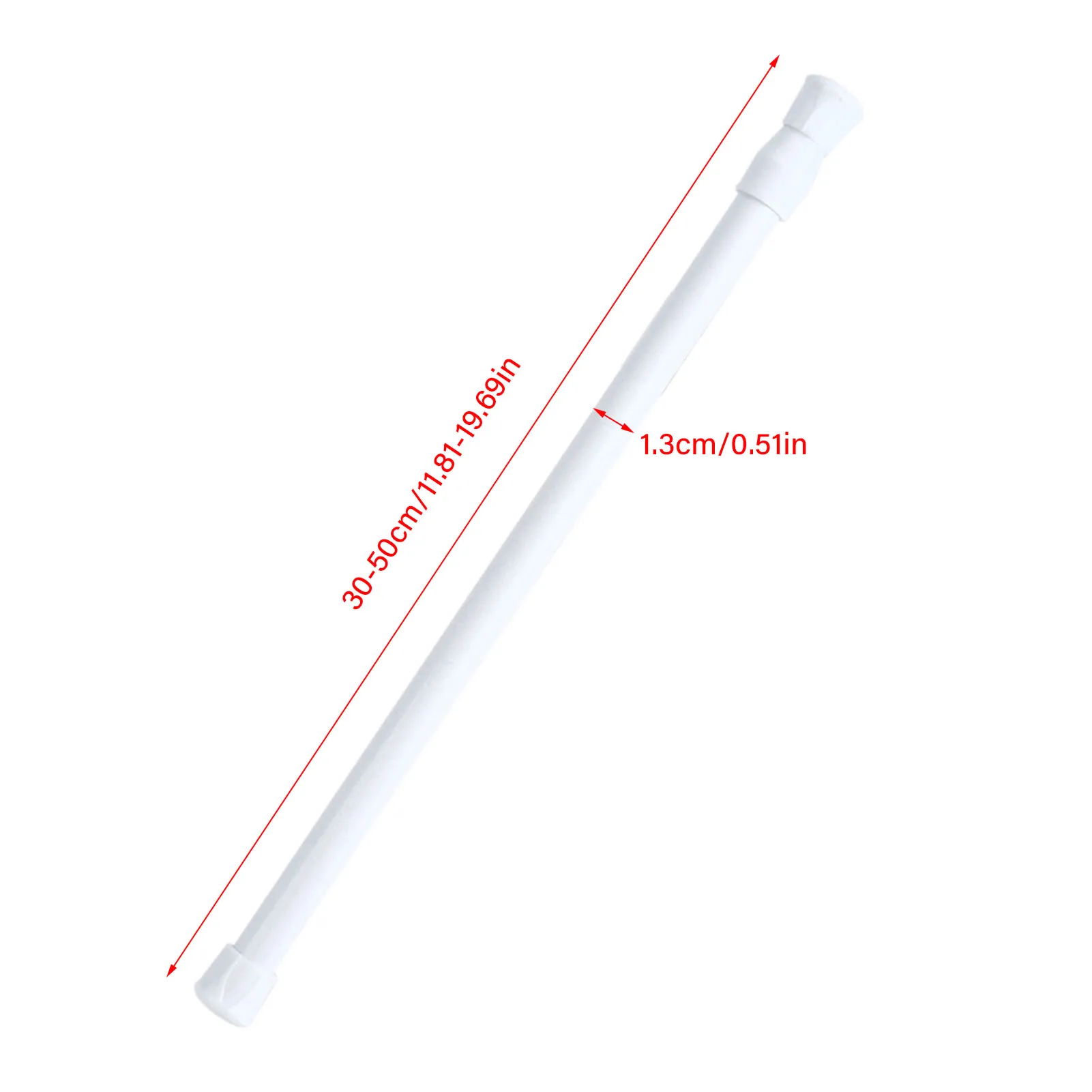 Shower Curtains Adjustable Spring Loaded Tension Rod Extendable Closet Window Rail Pole