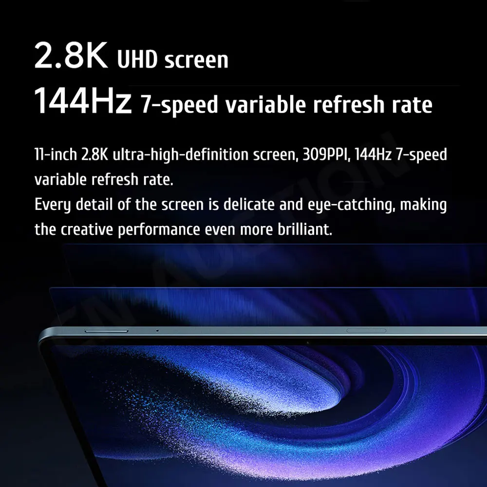 Xiaomi Mi Pad 6 PRO Global Rom Tablet Snapdragon 8+ 11 Inch 144Hz 2.8K Display 8600mAh 67W Fast Charger Android 13 MIUI 14 2023 4