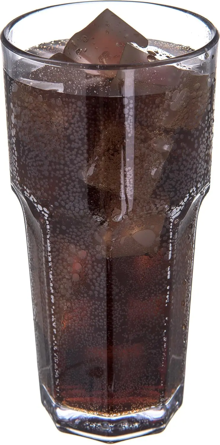 Tall Tumbler for Restaurants, Catering, Kitchens, Plastic, 14 Ounces, Clear