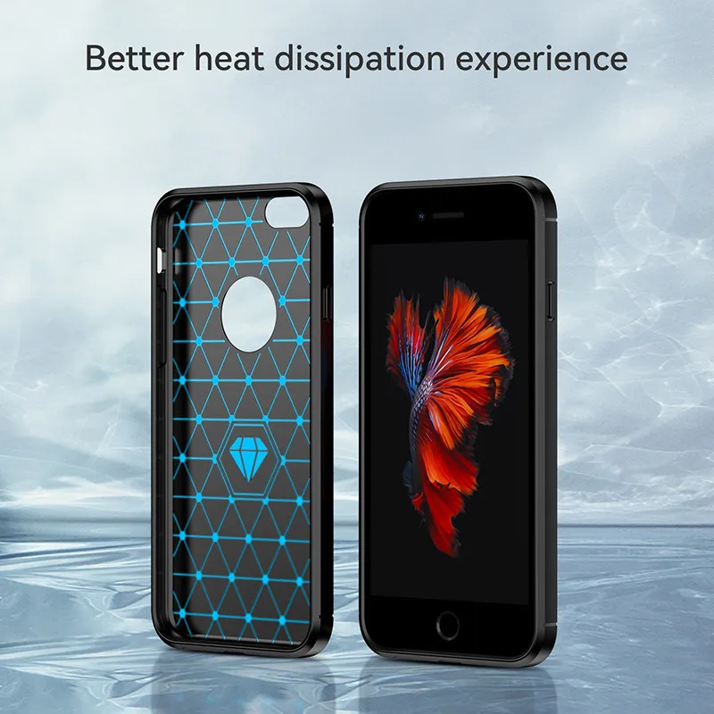 For iPhone 6 Case For Apple iPhone 6S 6 Cover 4.7 inch Shockproof Soft Silicone Protective Bumper For iPhone 6 6s Fundas 4