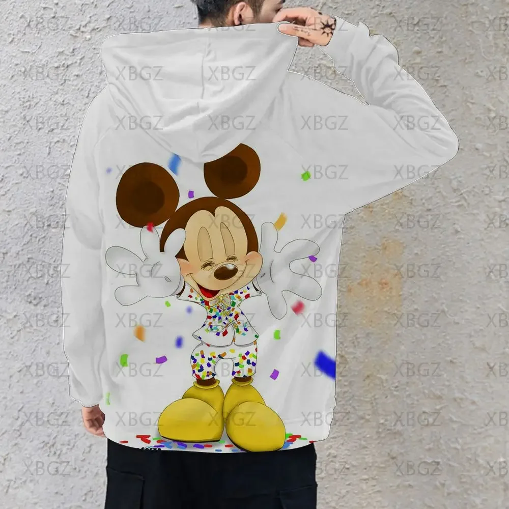 Couple Outfit Disney Hoodies Minnie Mouse Women's Casual Sweatshirt Couple Hoodie Men's Women Clothing Mickey Y2k Print Top