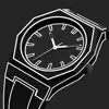 Modern 3D Sketch Art Fashion Leisure Quartz Movement Watch Creative Design Lightweight Waterproof Watch 4