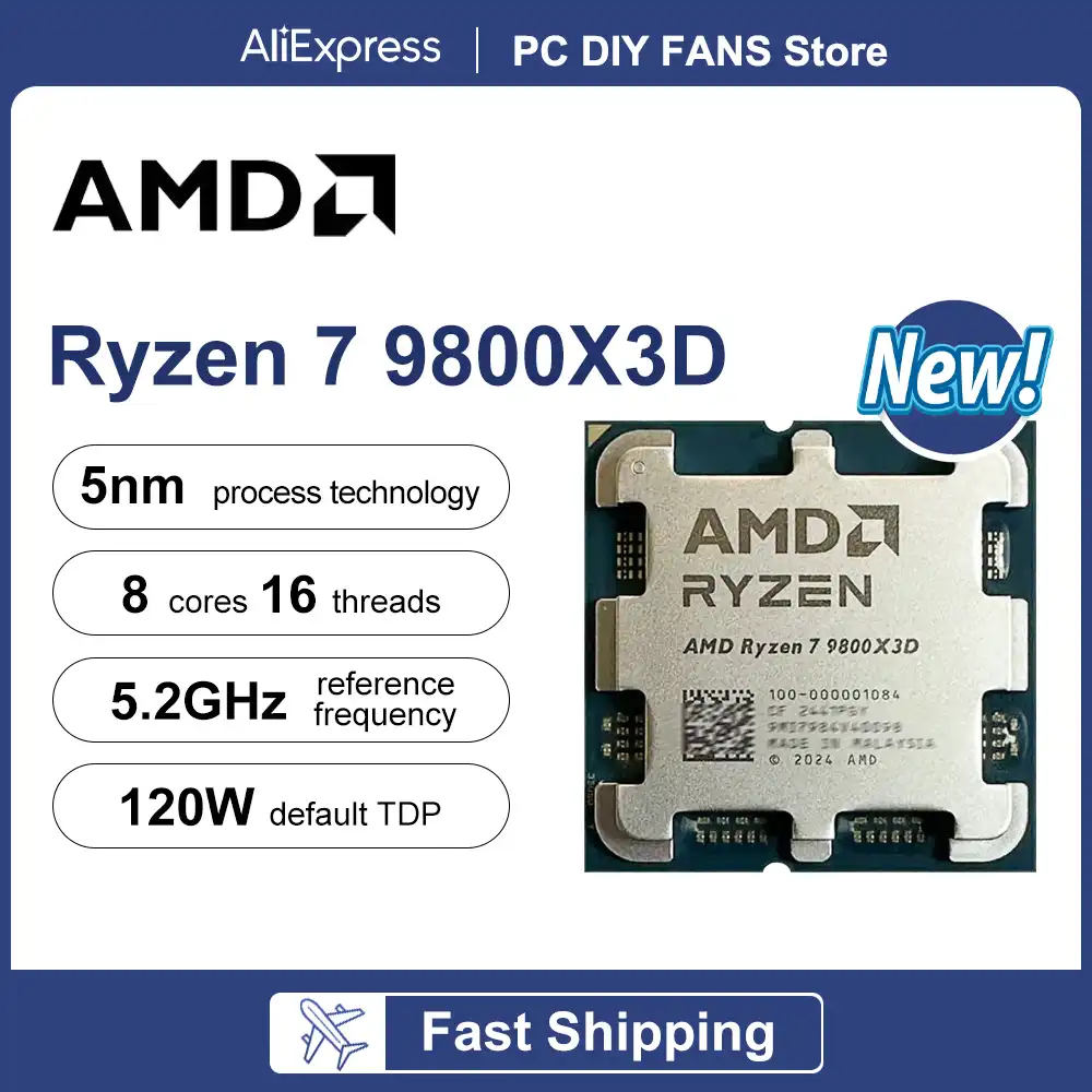 中古】AMD Ryzen 7 9800X3D BOX Socket AM5 未使用】AMD Ryzen 7