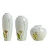 Jingdezhen Hand-painted Vase Zen Ceramic Decorative Ornaments New Chinese Style Small Flower Arrangement 1