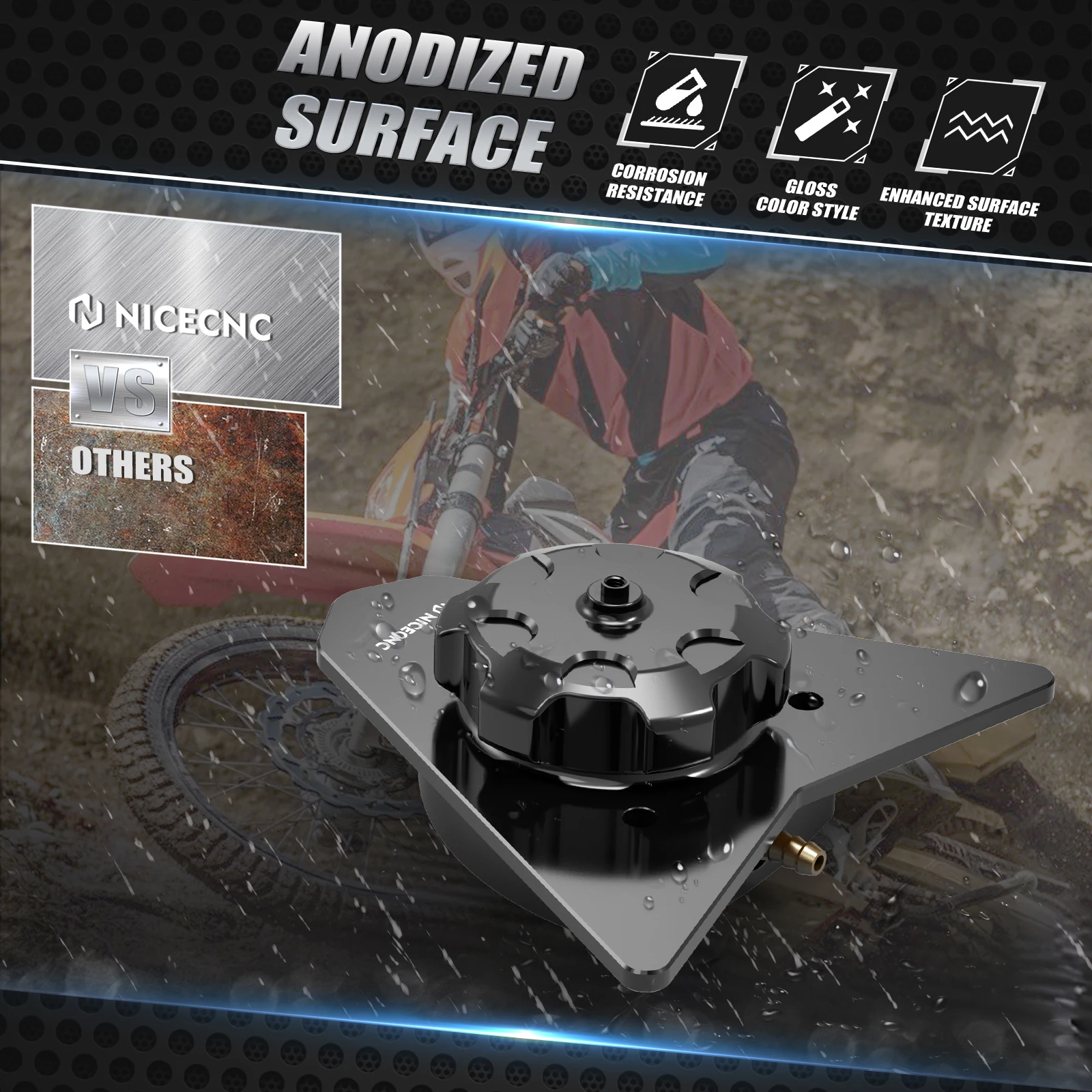 Motorrad-Tankdeckel-Abdeckung Schlüsselloser Öl-Tankdeckel für KTM 690 Enduro 690Enduro R 690 SMC 690 SMC R 2008-2018 2017 2016 – Detail 3