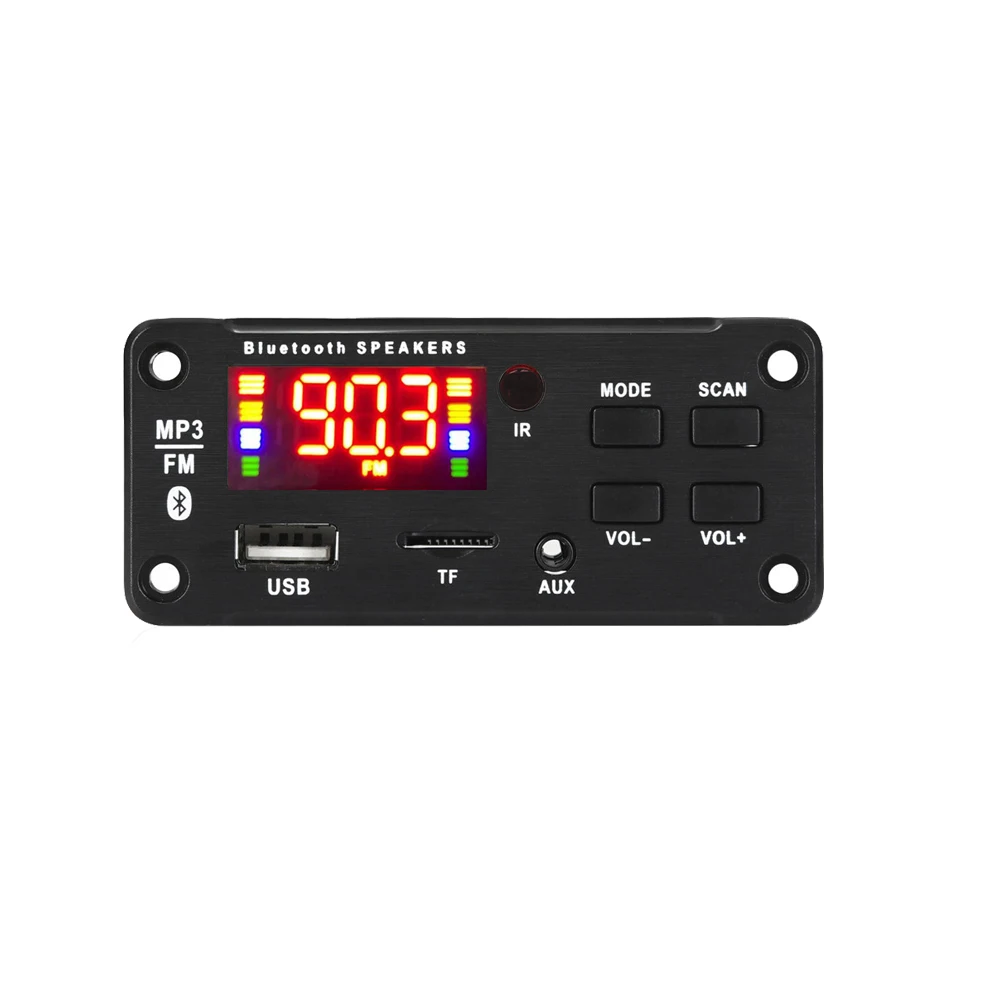 Wireless Bluetooth MP3 WMA Decoder Board Audio Module Music Player Support USB TF AUX FM Audio Radio Module For Car Accessories