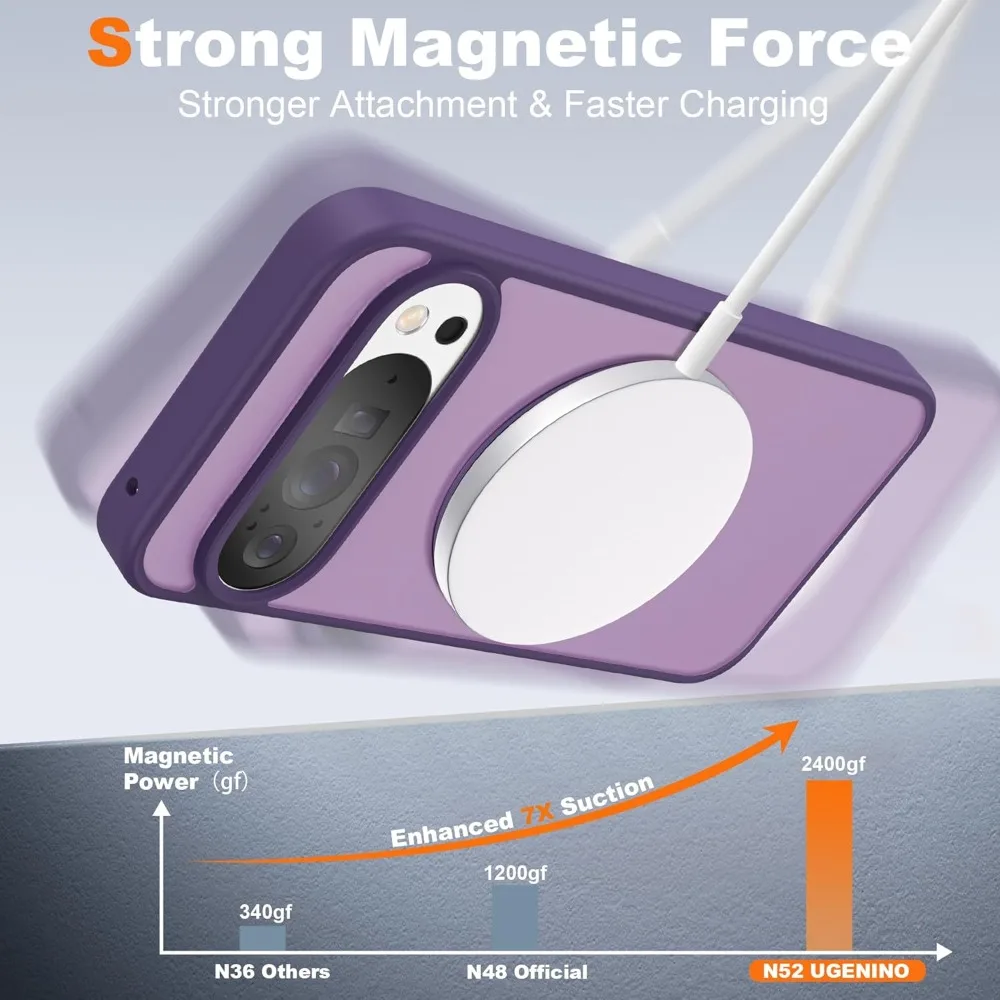 Magnetic Stand Holder for Shockproof Armor Matte Back Cover