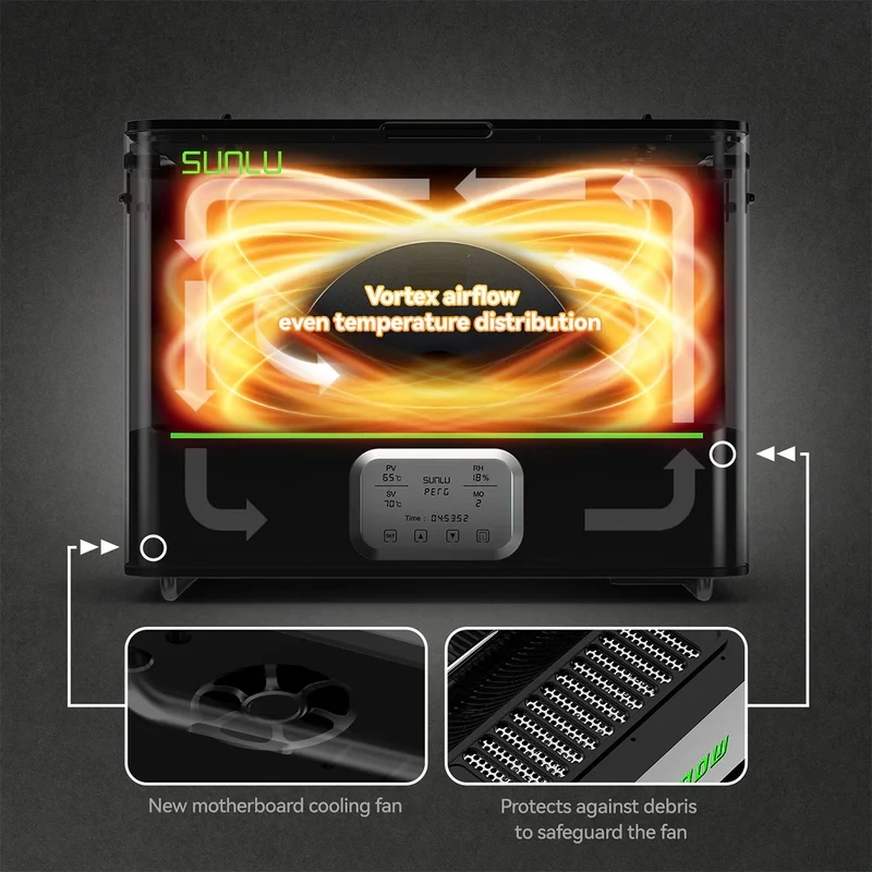 SUNLU 最高110℃フィラメントドライヤー E2 アニールができる！SUNLU FilaDryer E2 フィラメント乾燥機のご紹介