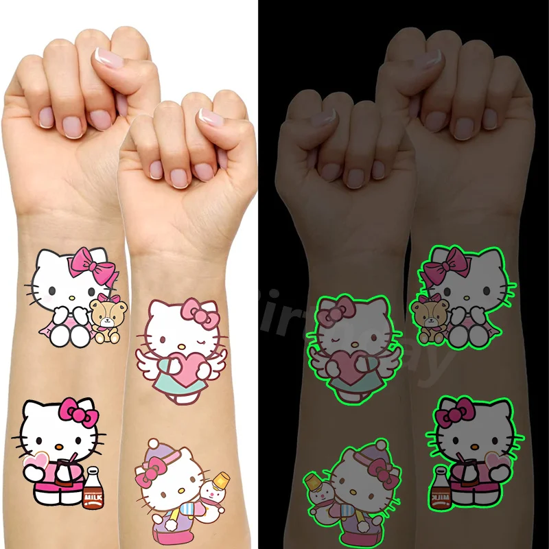 Рисунок 2 - Светящиеся тату-наклейки Hello Kitty