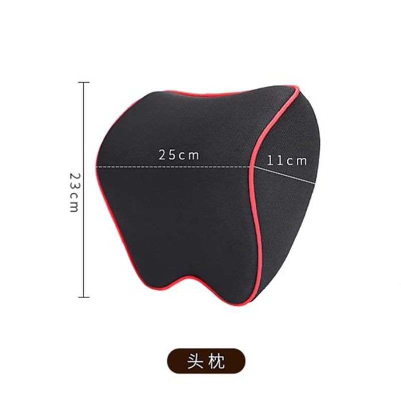 Car Pillow Car Headrest Memory Foam Pillow Car Neck Pillow Car Neck Pillow Cotton Flannel Headrest Belt for BMW E46 E39 E36 E60 E87 E90 F20 F30 F10 F10 X5 E53 E70