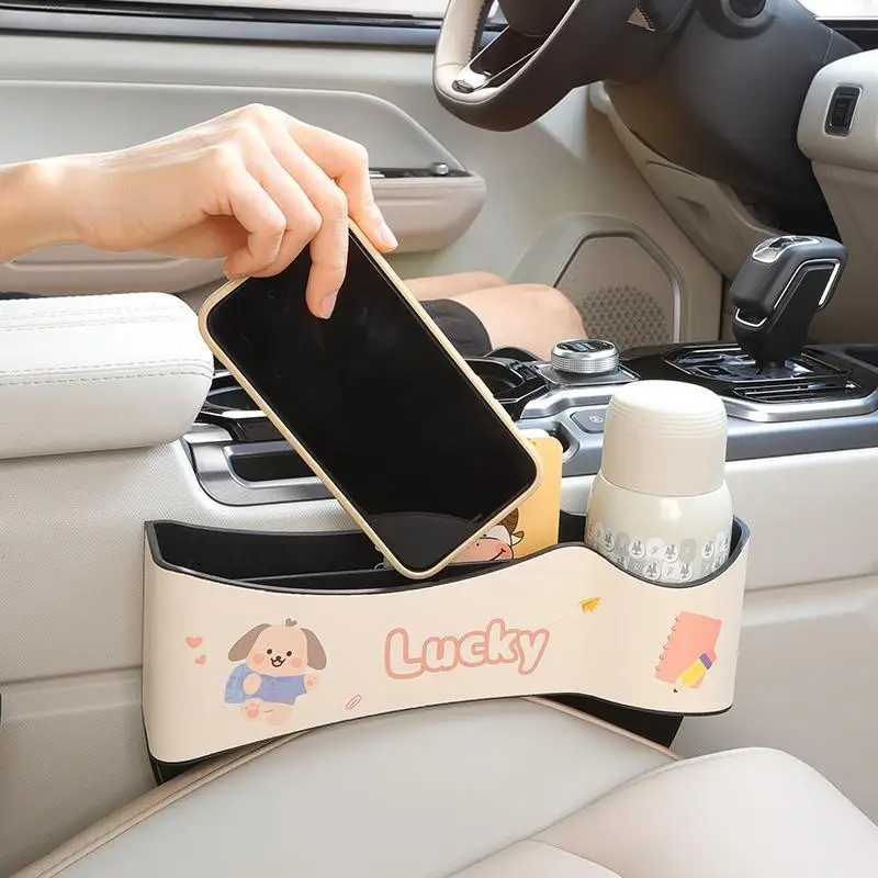 

Sanrio автомобильный ящик для хранения на сиденье, милый мультяшный многофункциональный автомобильный ящик для хранения, аксессуары для украшения автомобиля, подарки