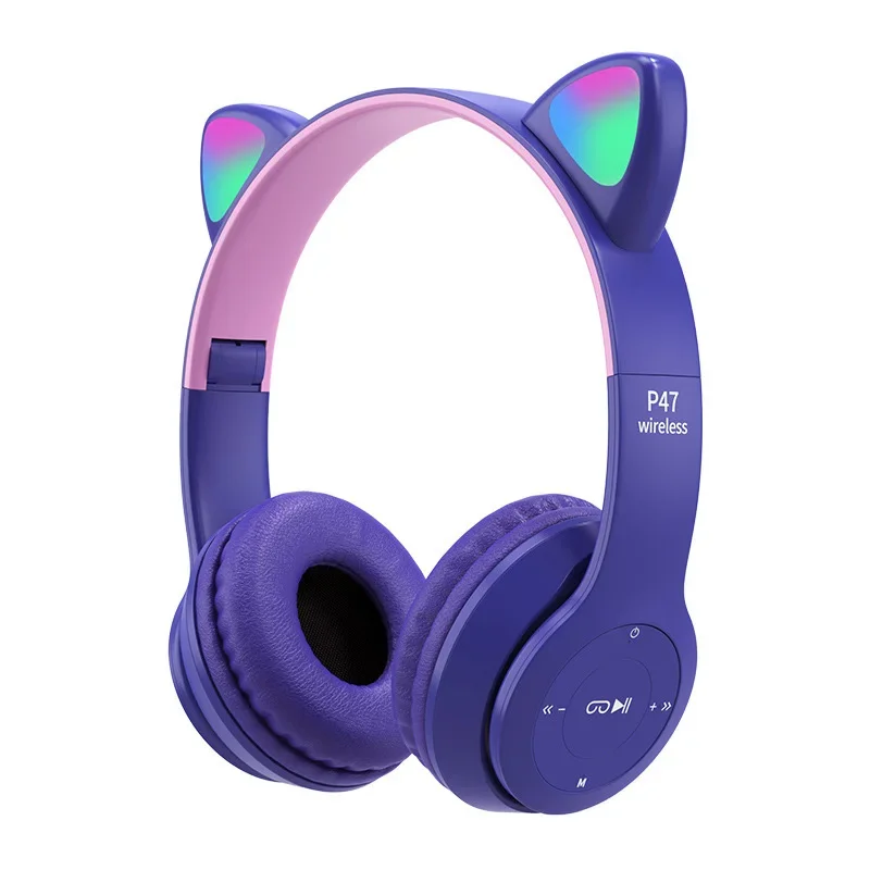 Casque Gamer P47M – Violet LED 4