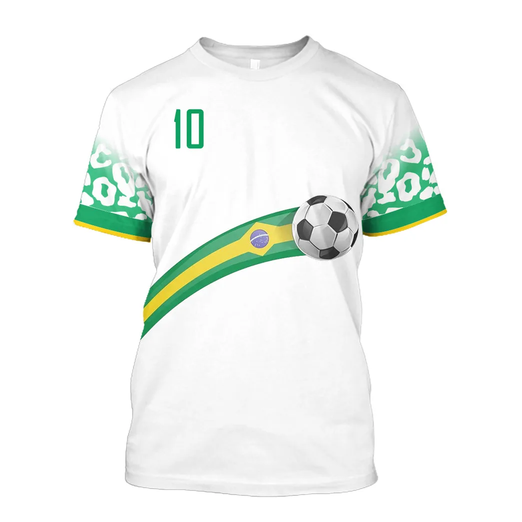 Camiseta Brasil Copa Catar 2022 Team Six Branca