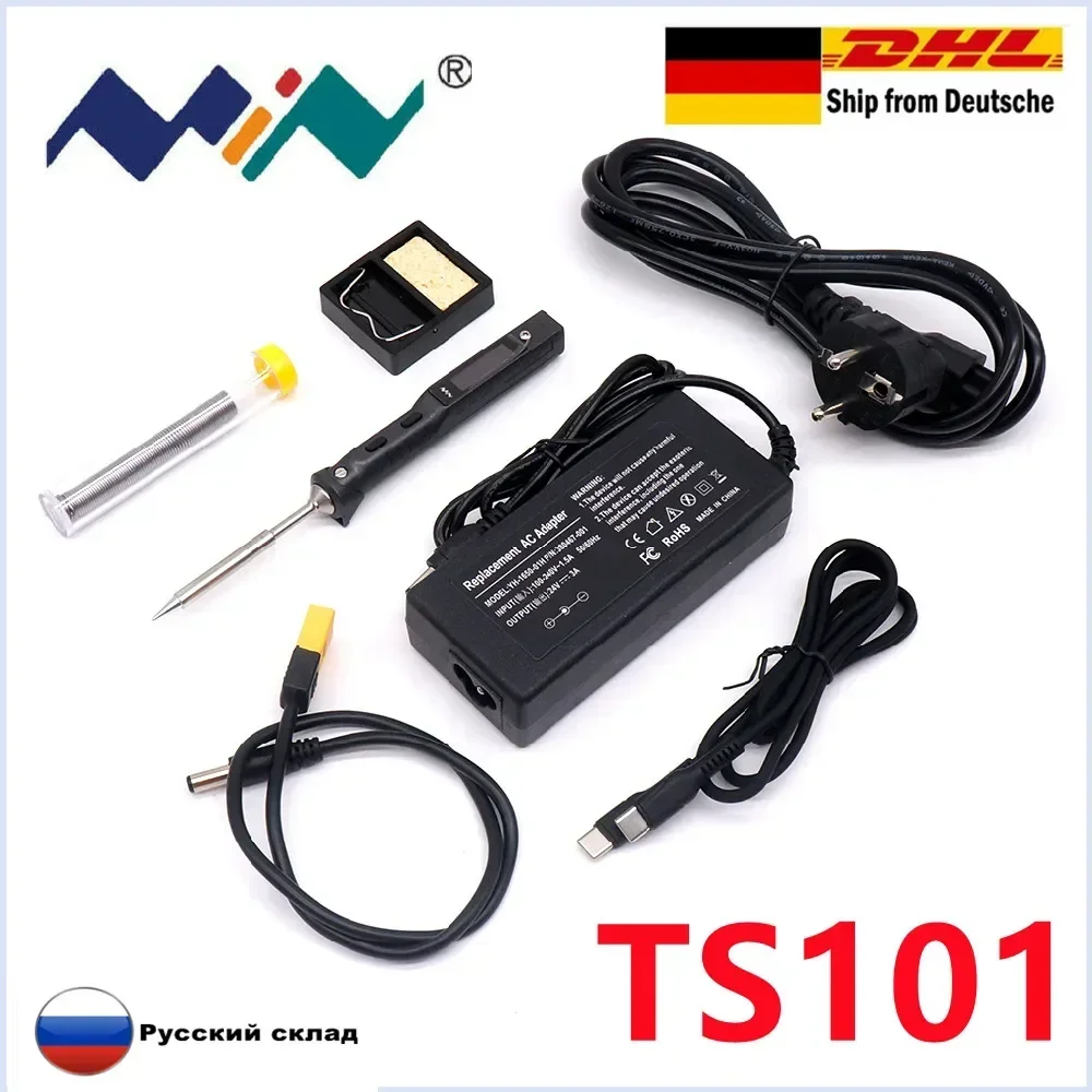 Soldering iron electric soldering iron original TS101 65W mini digital electric soldering iron LCD programable display adjustable temperature digital solder station