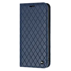 RFID Strong Magnetic Leather Wallet Case with Stand and Card Slot - Redmi Note12Pro 5G (Blue)