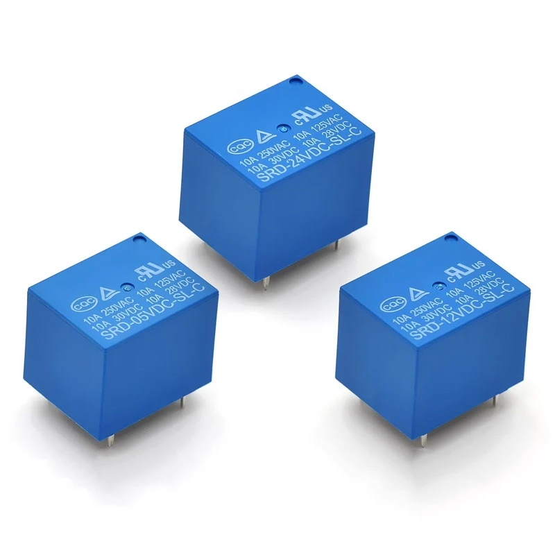 

5~500Pcs Relay SRD-05VDC-SL-C SRD-12VDC-SL-C SRD-24VDC-SL-C Power Relay 5-pin 10A T73