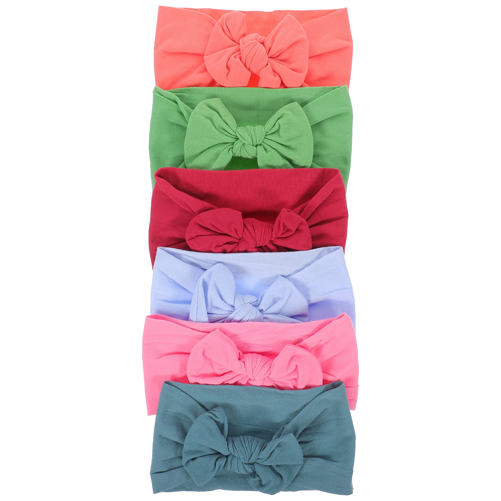 

6 Pcs Baby Headband Infant Headbands Bow Hair Accessories Toddler Girl Kids Ties Nylon Hairbands Elasticity