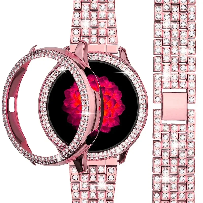 Elegant Diamond Metal Bracelet Strap Case Protector