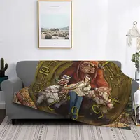 Labyrinth Jareth Film Blanket Flannel Decoration Clock Portable Home Bedspread 1