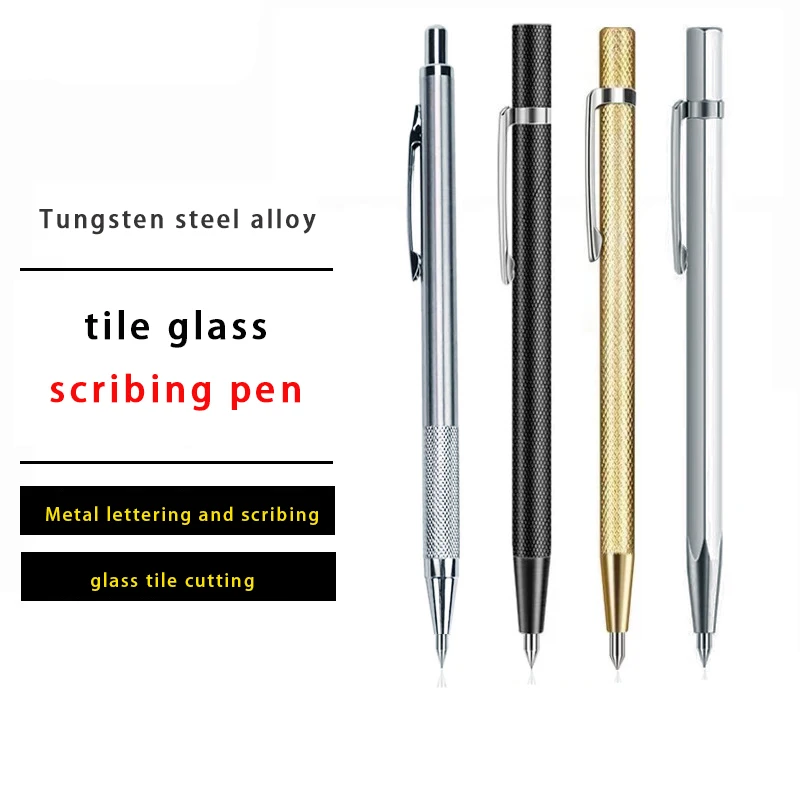 Engraving Pen Scriber Pen Diamond Scribing Pen Tungsten Carbide Tip Carbide Nib Stylus For Glass Ceramic Metal Hand Tool