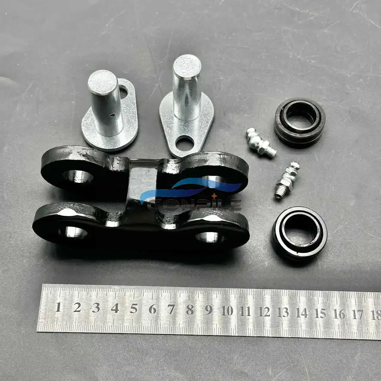 A set for Mitsubishi Dalian S4S F14E F18C Forklift Accessories Steering Linkage Plate Pin 17 * 17 holes