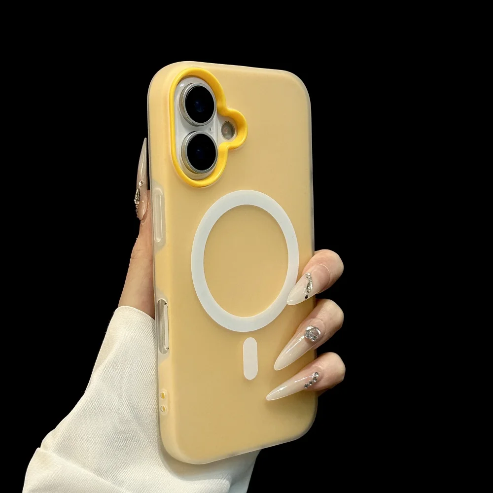 Luxury Candy Magnetic Clear 2-in-1 Phone Case Cover