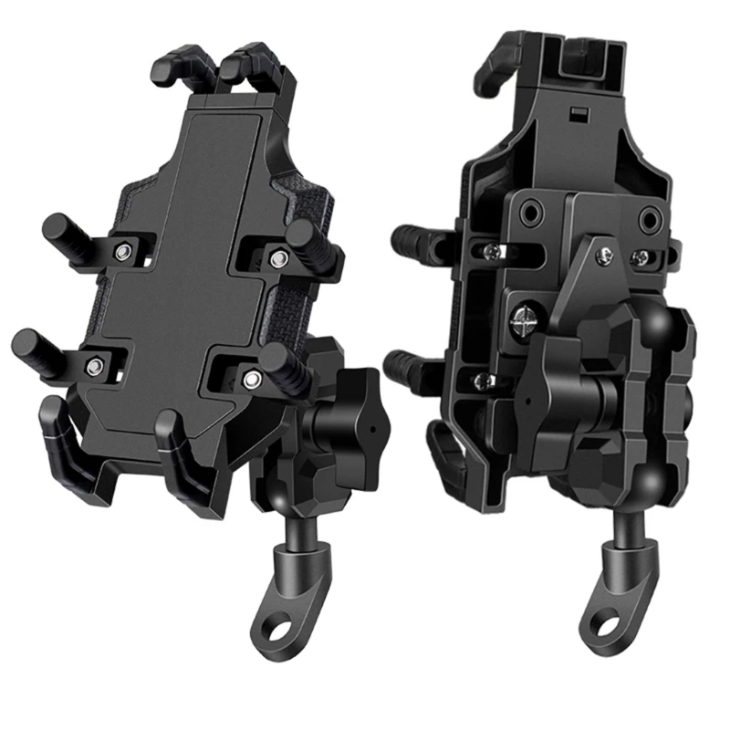 Shockproof Mobile Phone Bracket Vibration-Proof Phone Holder Security Mount for Motorbikes, Electric Scooters, and Bikes