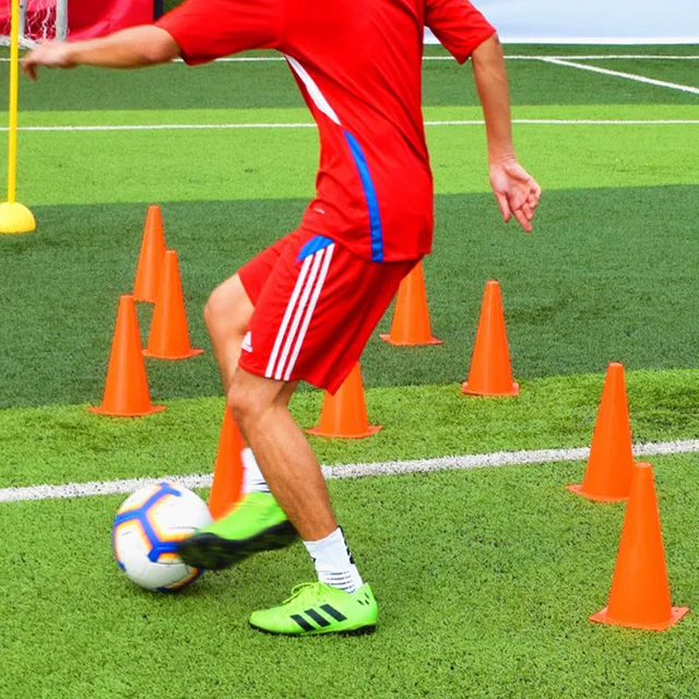 5Pcs 23CM Football Training Cones 9Inch Soccer Sign Bucket Barrier Kids Adults Springback Marking Cup Symbol Sports Accessories 4