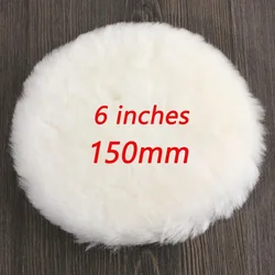 Premium Wool Polishing Pad Set - Car Waxing & Buffing Accessories (6inch)