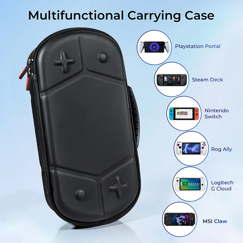 Travel Carrying Case For Switch/ROG AIIy/PlayStation Portal/Steam 