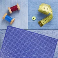 2Pcs A3 PVC Cutting Mat Professional Self Healing Single Side Craft Cutting Pad for Sewing Quilting Self Healing Sewing Mat 1