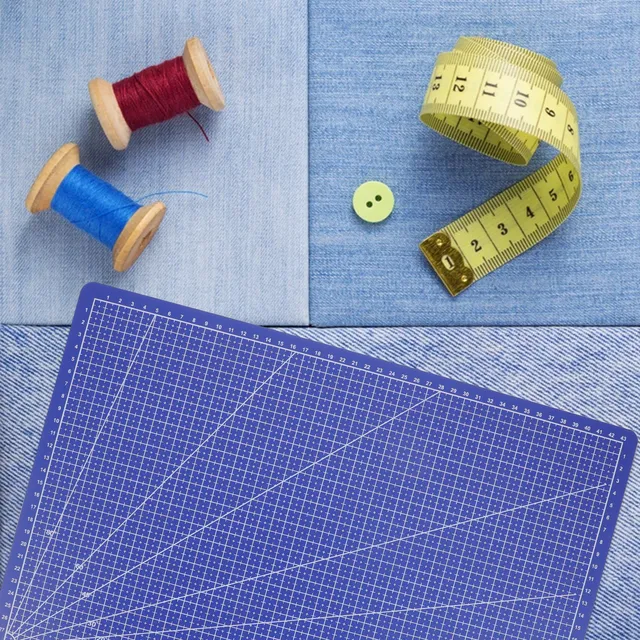 2Pcs A3 PVC Cutting Mat Professional Self Healing Single Side Craft Cutting Pad for Sewing Quilting Self Healing Sewing Mat 1