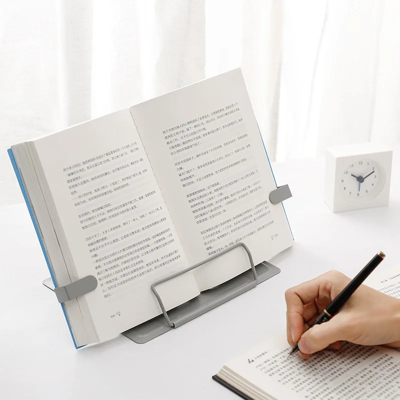 Adjustable Portable Metal Reading Book Holder Support Document Shelf Bookstand Tablet Music Score Recipe Stand book holder,book stand,reading stand