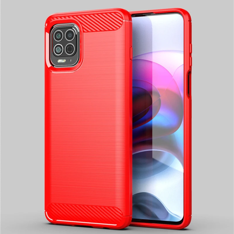 Durable Shockproof Silicone Carbon Fiber Protective Phone Case