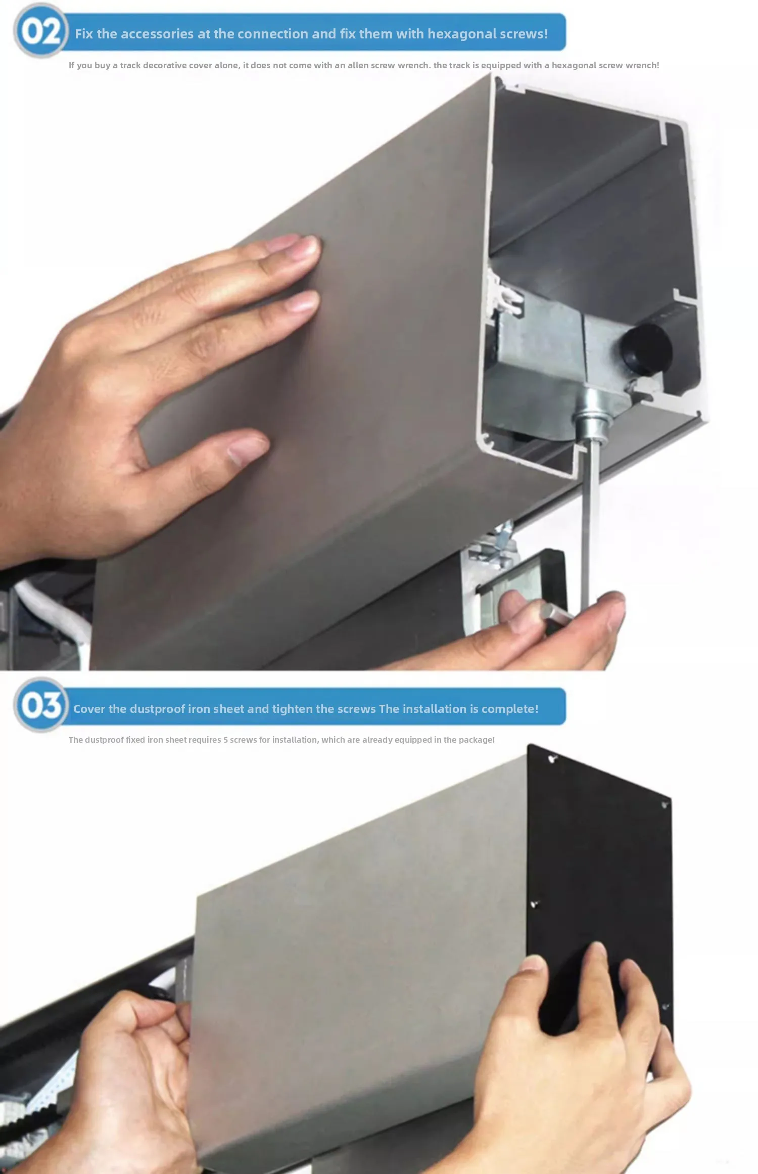 brand automatic door track protective cover, track decorative cover, aluminum al